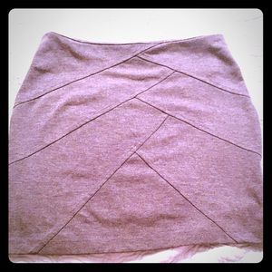 Grey Pencil Mini Skirt